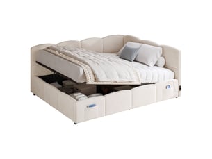 Lit banquette 140x190 cm <strong>HAUSS SPOLE</strong>  <strong></strong> coloris beige