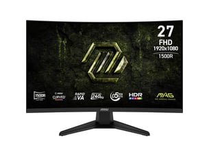 Ecran gaming 27 courbe full hd 240hz 0,5ms 1500r