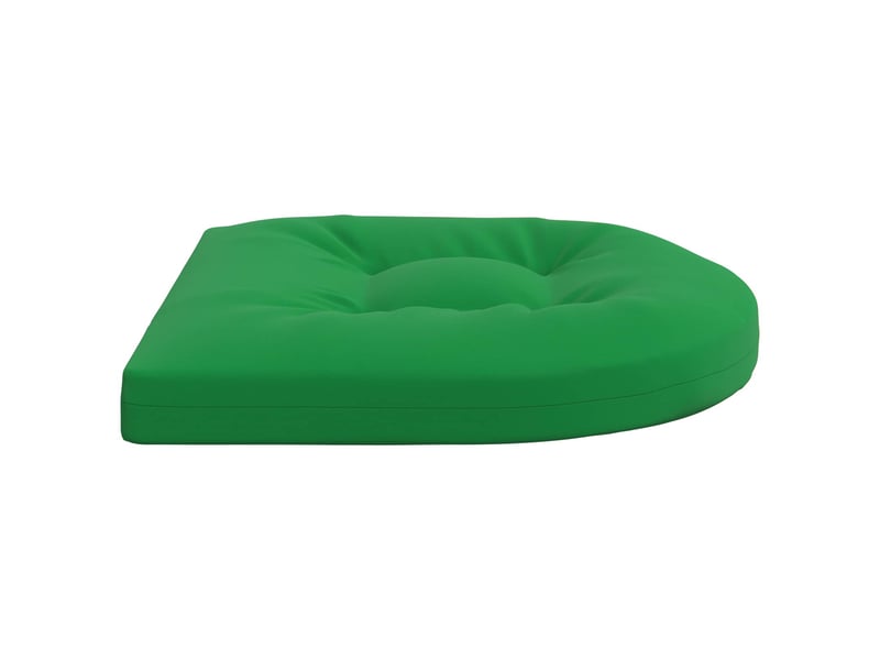  Lot de 4 coussins de siège, coussins d'assise 100 % polyester vert cf60096  - Conforama D