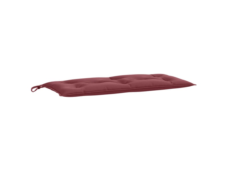  Lot de 2 coussins de banc de jardin, coussins d'assise rouge bordeaux mélangé cf58686  - Conforama E