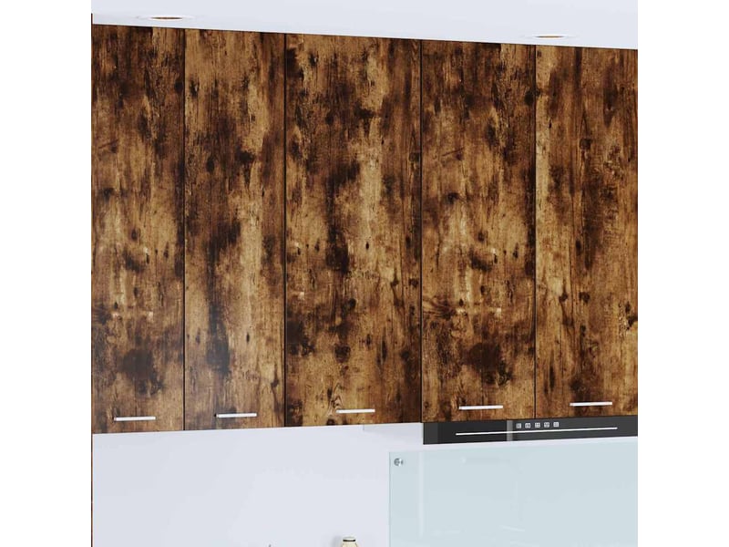  Meuble de rangement, armoire suspendue chêne fumé 40x31x100cm bois d'ingénierie shl7821  - Conforama B