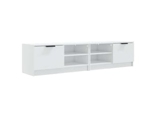 Meuble tv coloris blanc 80 cm <strong></strong>  <strong></strong>