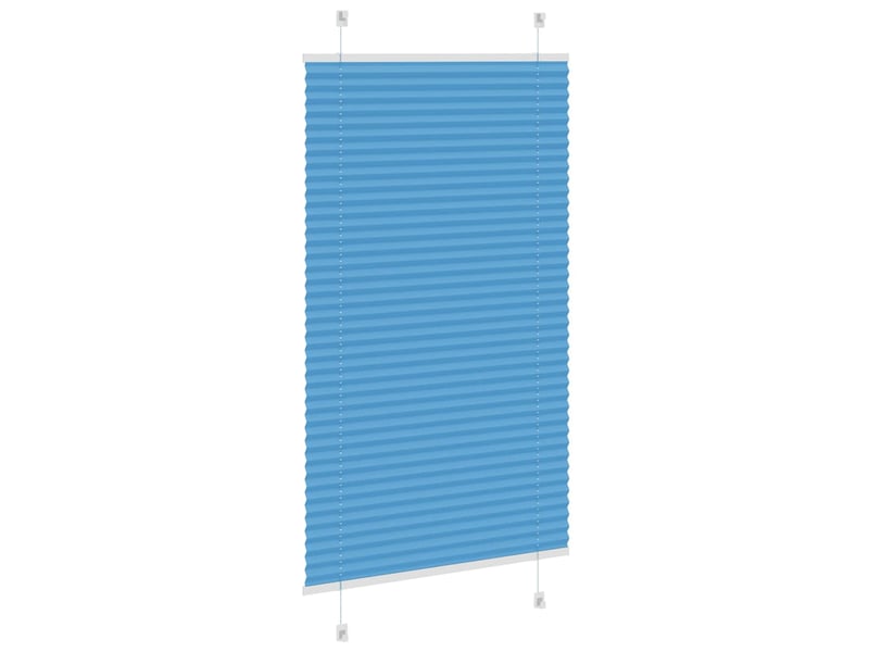  Store plissé, store de fenêtre bleu 75x100 cm largeur du tissu 74,4 cm polyester cf46804  - Conforama D