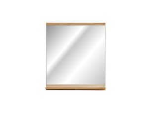 Miroir salle de bain rectangulaire 57x50 cm avec rebord rangement