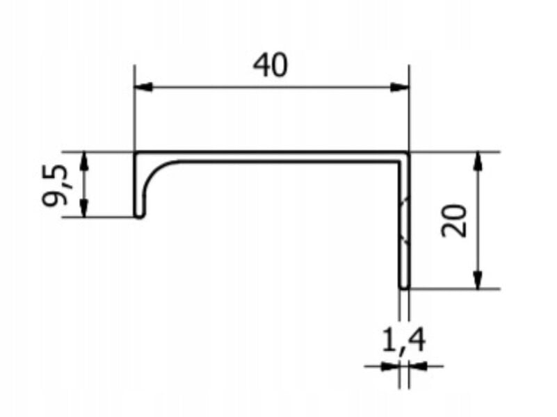  Poignée en aluminium fe6 2r10, noire, 340mm320mm  - Conforama E