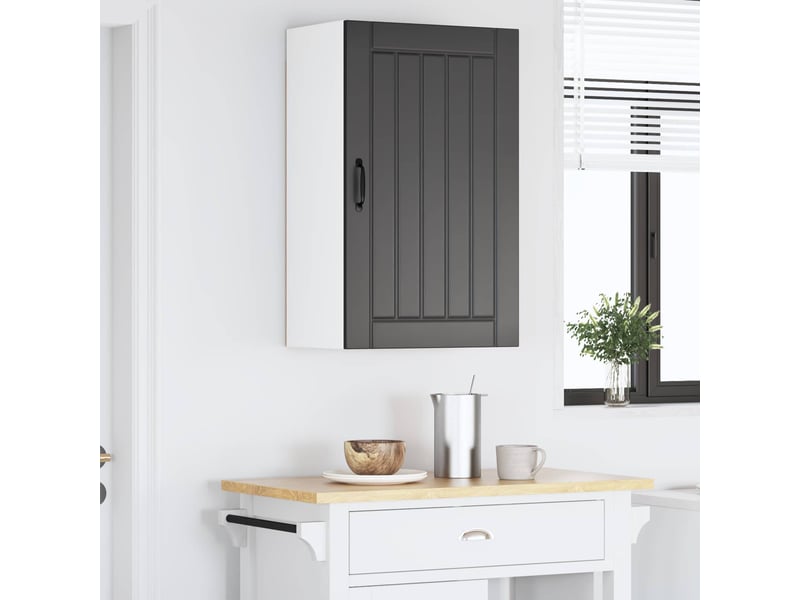  Meuble mural de cuisine, armoire de cuisine noir 50x31x80cm bois d'ingénierie shl2355  - Conforama D
