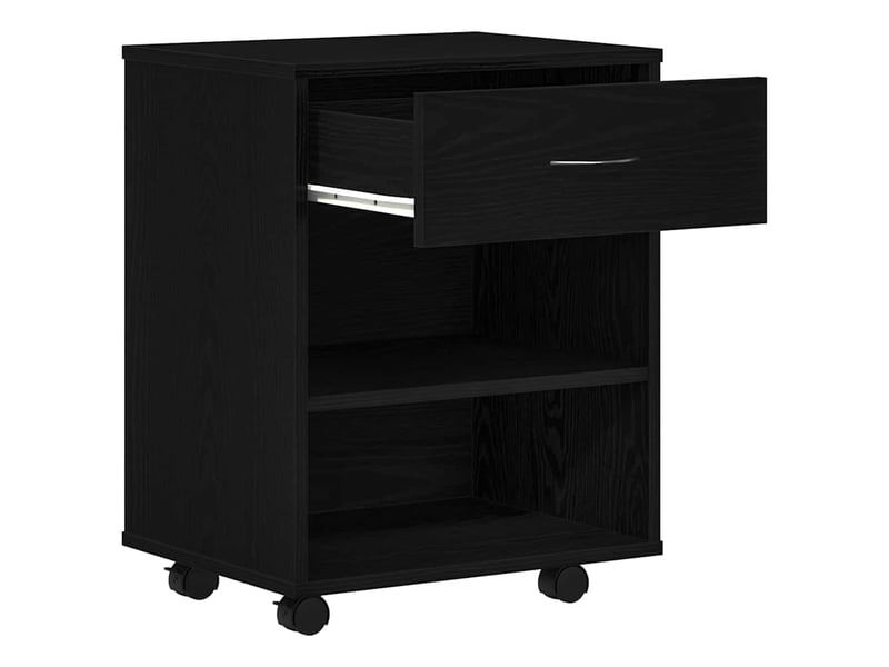  Armoire de rangement, commode de rangement 46 x 36 x 59 cm bois d'ingénierie  - Conforama E