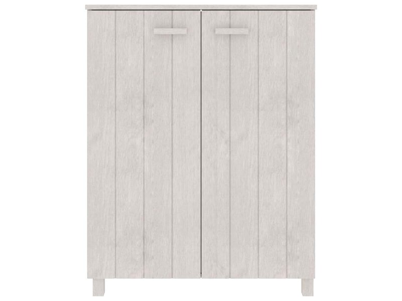  Meuble à chaussure, armoire à chaussures hamar blanc 85x40x108 cm bois de pin  - Conforama C