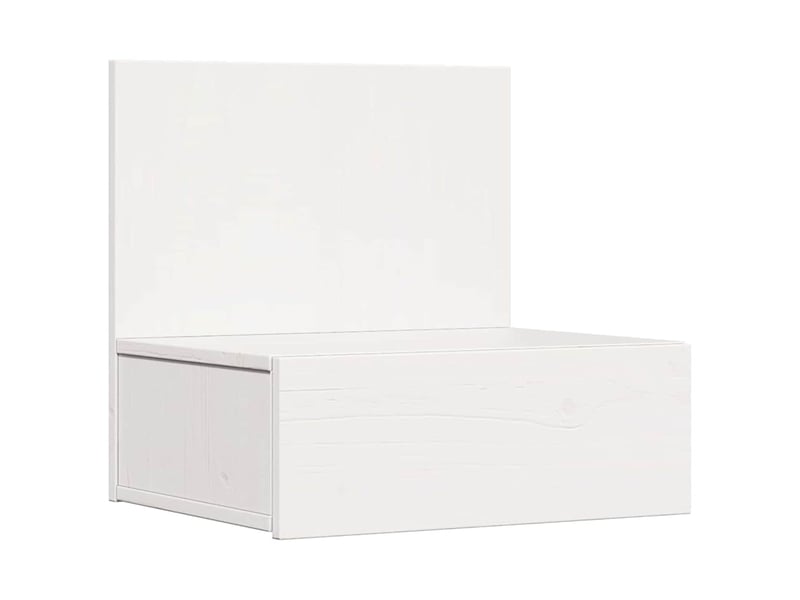  Table de chevet - cabinet de chevet - table de nuit blanc 42 x 32,5 x 40 cm bois massif en pin  - Conforama A