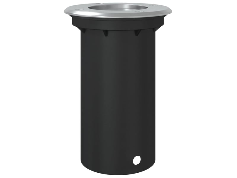  Lampe au sol d'extérieur ronde ambiance accueillante 10,5 x 14,5 cm en aluminium noir 02_0056639  - Conforama D