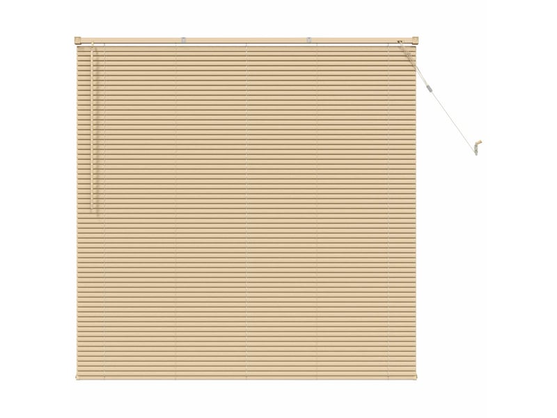 Store vénitien, store de fenêtre marron clair avec motif 150 x 150 cm 25 mm pvc cf47933 - Conforama A