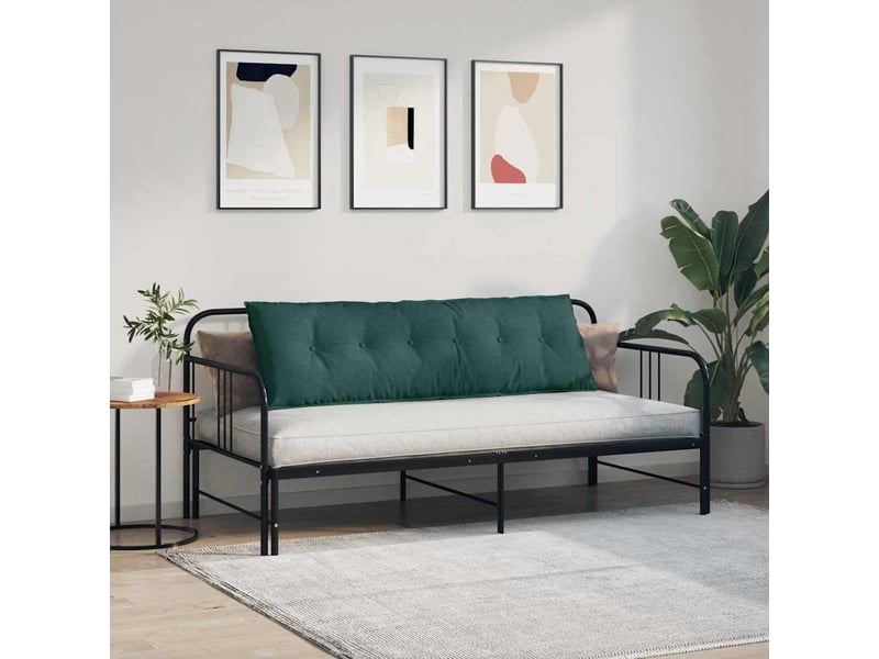  Coussin de dos, coussin de dossier vert foncé 160 x 19 x 50 cm tissu cf55080  - Conforama D
