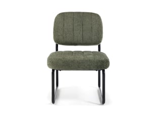Fauteuil fixe <strong>SICAAN</strong> <strong>PAOLA</strong> Tissu vert vendu A l'unité
