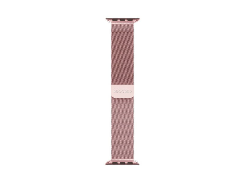  Bracelet pour apple watch 44 ,  45 ,  46 ,  49 mm modèle milan traction v2 decoded rose D26AWS45MTS2RD - Conforama B