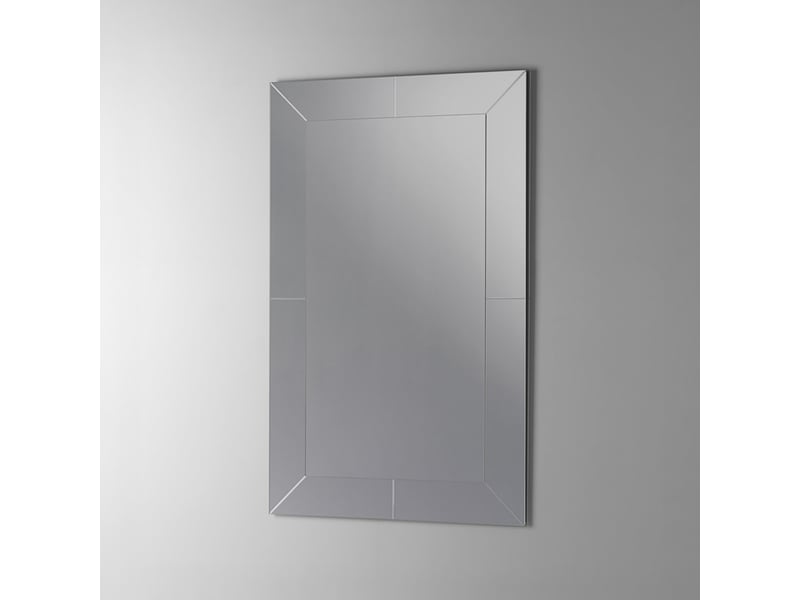  Miroir de salle de bain mural en verre gravé 90x70 display  - Conforama A