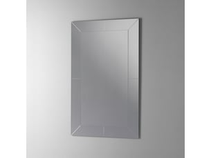 Miroir de salle de bain mural en verre gravé 90x70 display