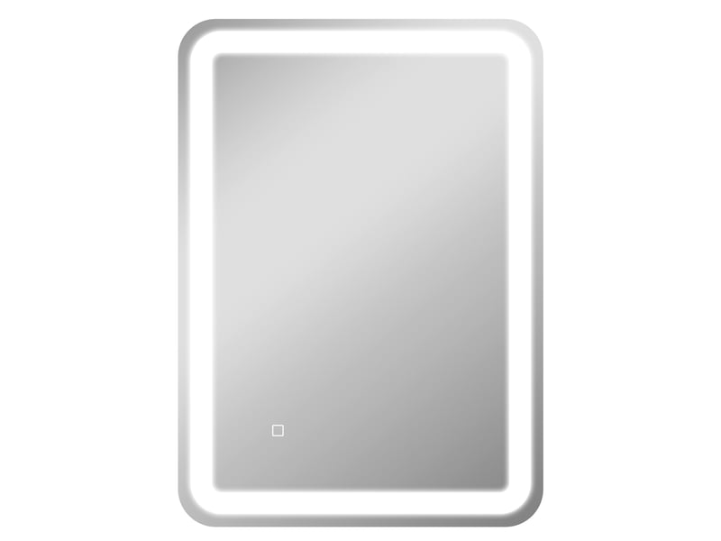  Miroir de salle de bain avec éclairage led 50 x 70 cm, miroir mural antibuée avec 3 températures de couleur réglables et fonction mémoire  - Conforama A