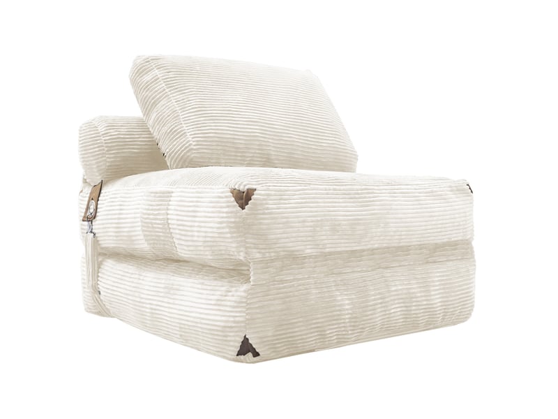  Canapé-lit pliant 87x86x40 cm blanc  - Conforama A