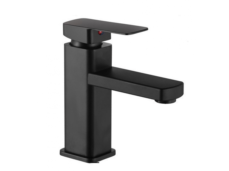  Robinet de lavabo chromé - mélangeur eau froide en acier inoxydable,design moderne pour salle de bains,installation facile et durable  - Conforama A