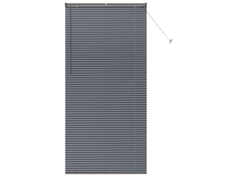 Store vénitien, store de fenêtre gris foncé 220 x 105 cm 25 mm aluminium cf47912 - Conforama A