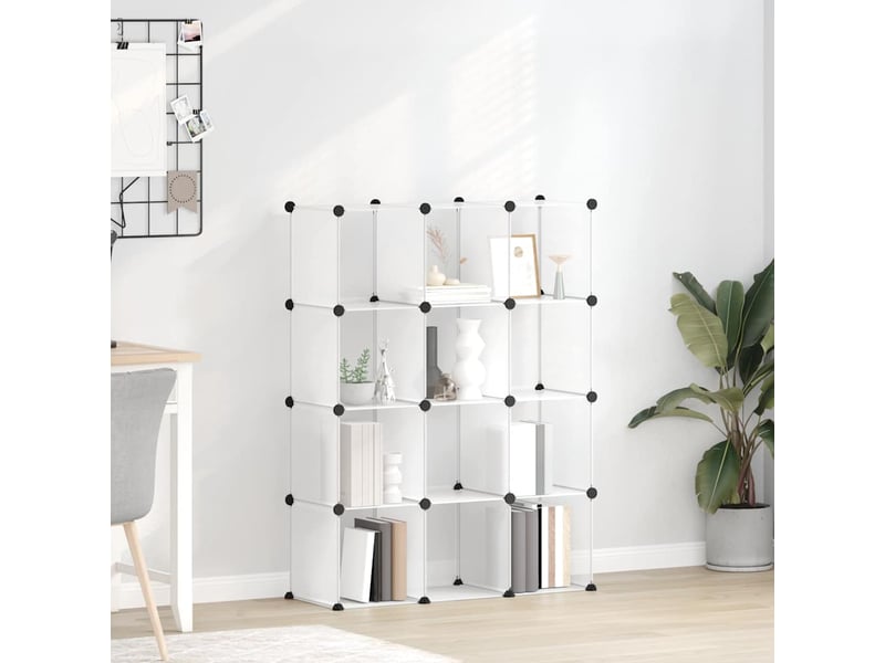  Cubes de rangement 12 pcs transparent pp  - Conforama B