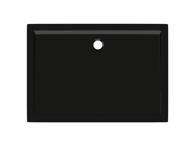  Receveur de douche base de douche bac de douche salle de bain toilette salle d’eau maison intérieur rectangulaire 80x110 cm abs noir 02_0001962  - Conforama D