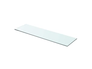 Panneau pour étagère, étagère murale verre transparent 70 x 20 cm cf43389