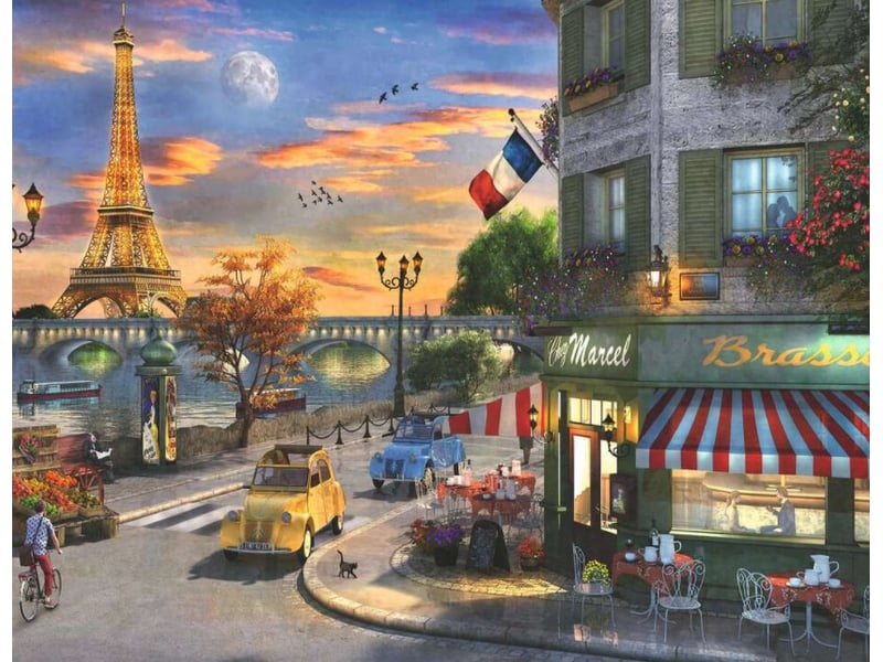  Puzzle soiree romantique a paris 2000 pieces 67166 - Conforama B
