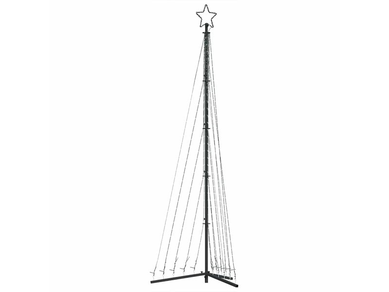  Sapin de noël, arbre de noël à led 495 led bleu 300,5 cm  - Conforama D