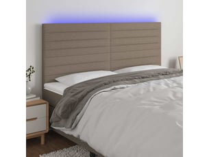 Tete de lit A poser largeur 180 cm taupe