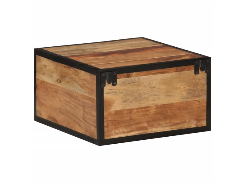  Table de chevet - cabinet de chevet - table de nuit murale 35x35x20 cm bois massif d'acacia  - Conforama C