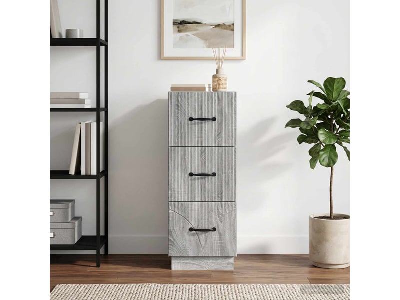  Armoire de rangement bureau, armoire à tiroirs 33 x 34.5 x 87 cm bois d'ingénierie shl5673  - Conforama D