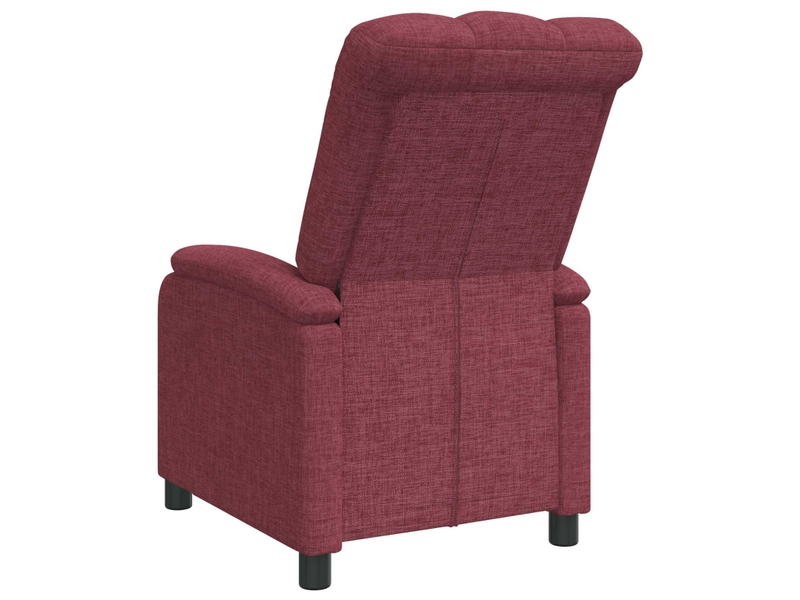  Vidaxl fauteuil inclinable bordeaux tissu  - Conforama E