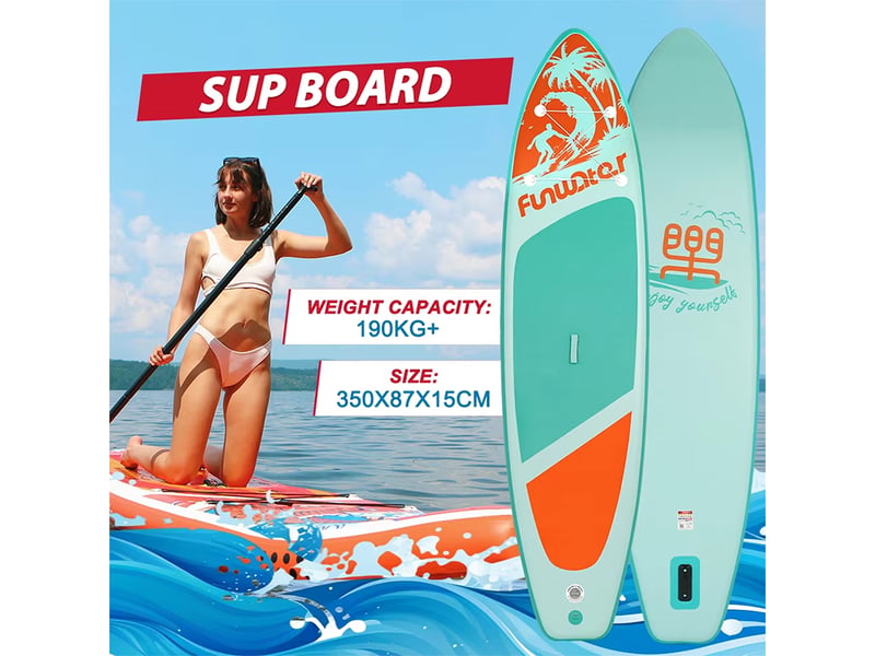  Planche de SUP Funwater SUPFW28C - 350x86x15cm 180kg  - Conforama C