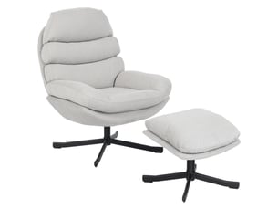 Fauteuil fixe MEULVA Polyester blanc