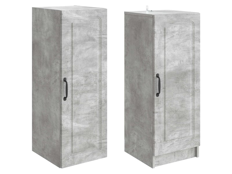  Buffet - ensemble de meubles 2 pc gris béton bois d'ingénierie  - Conforama D