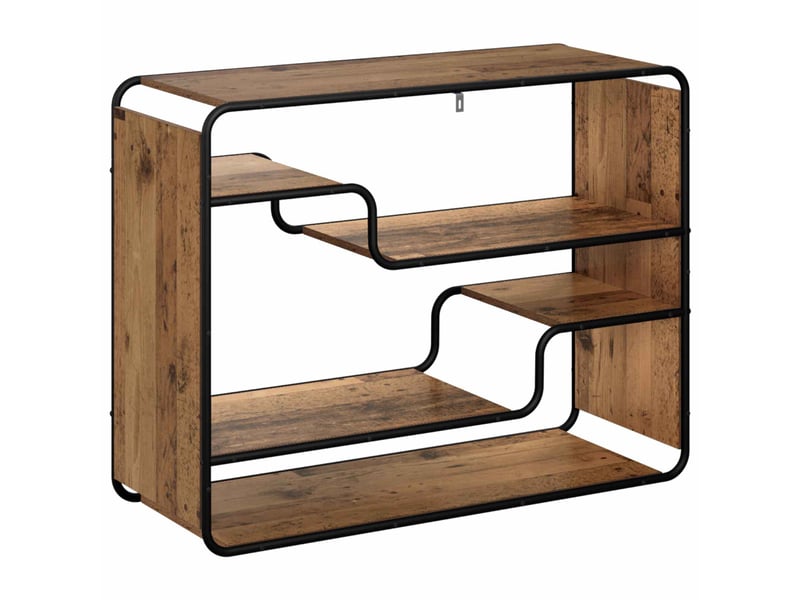  Buffet salon, buffet de rangement bois ancien 98x37,5x75,5 cm bois d'ingénierie  - Conforama E