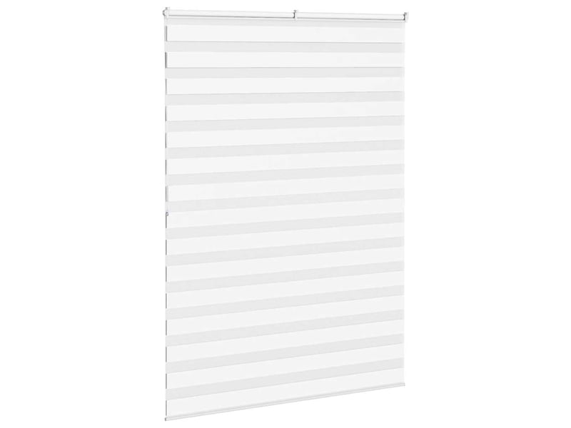  Store zèbre, store de fenêtre blanc 165x200 cm largeur du tissu 160,9cm polyester cf48393  - Conforama D
