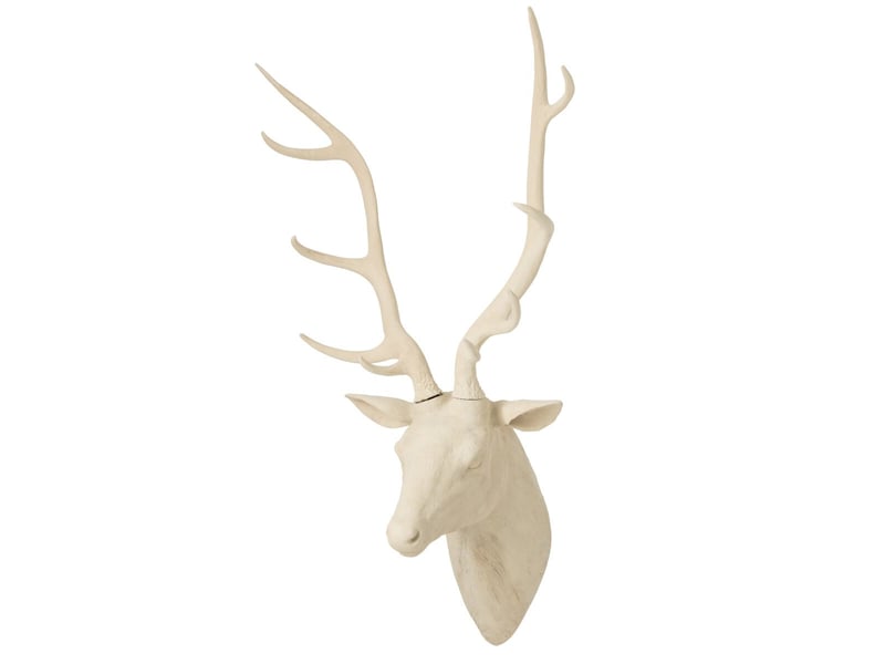  Suspension murale tête de cerf aurel 103cm beige  - Conforama B