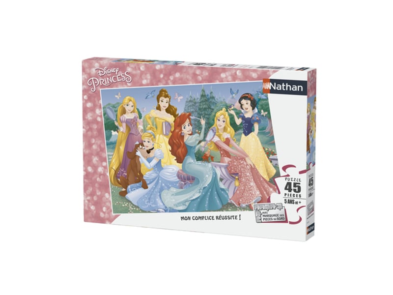  Nathan puzzle 45 p rencontre avec les princesses disney 4005556865376 - Conforama A