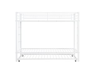 Lit superposé 90x200 cm <strong>ZOVIRA</strong> <strong></strong> coloris blanc