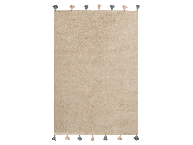 Tapis enfant kodinhi beige 140 x 200 cm coton - Conforama A