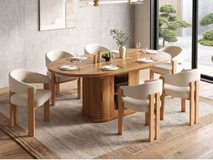 Ensemble table ovale  6 chaise(s)  <strong>BGSRYAO</strong> <strong></strong> 