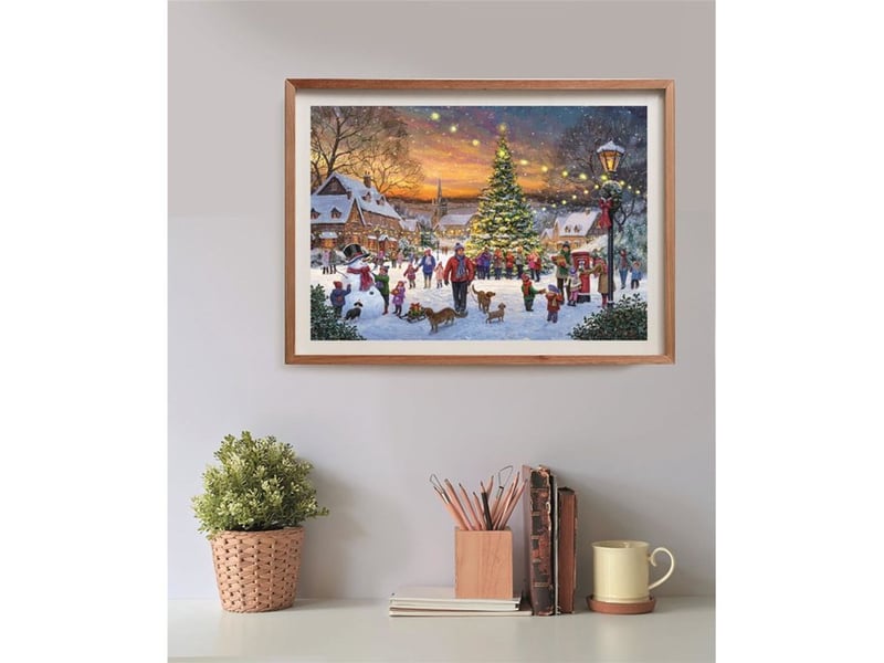  Puzzle 500 pièces noël magic moments avec poster collection classique 49 x 36 cm 35629 - Conforama D