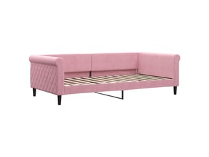 Lit simple 100x200 cm    coloris rose