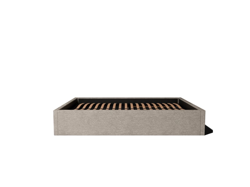  Lit coffre 140x190cm - beige - collection emma - morphea  - Conforama C