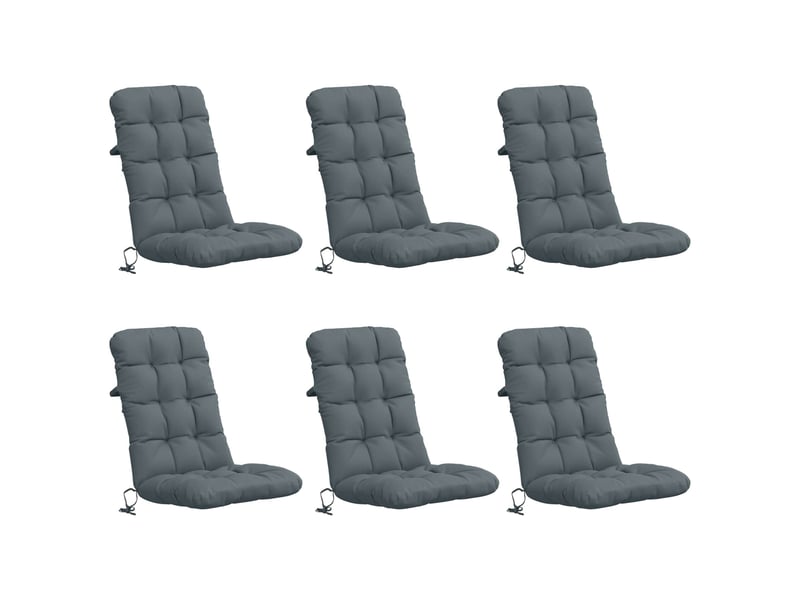  Lot de 6 coussins de chaise à dossier haut vianen cf59400  - Conforama A