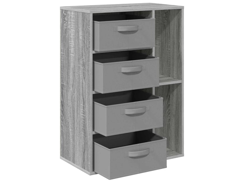  Buffet - bahut - meuble de rangement sonoma gris 60 x 33,5 x 84 cm  - Conforama A