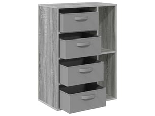 Buffet - bahut - meuble de rangement sonoma gris 60 x 33,5 x 84 cm