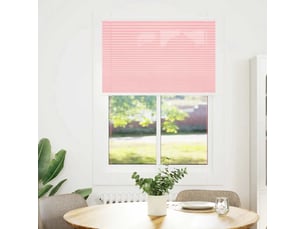 Store plissé, store de fenêtre rose 85x150 cm largeur du tissu 84,4 cm polyester cf47010